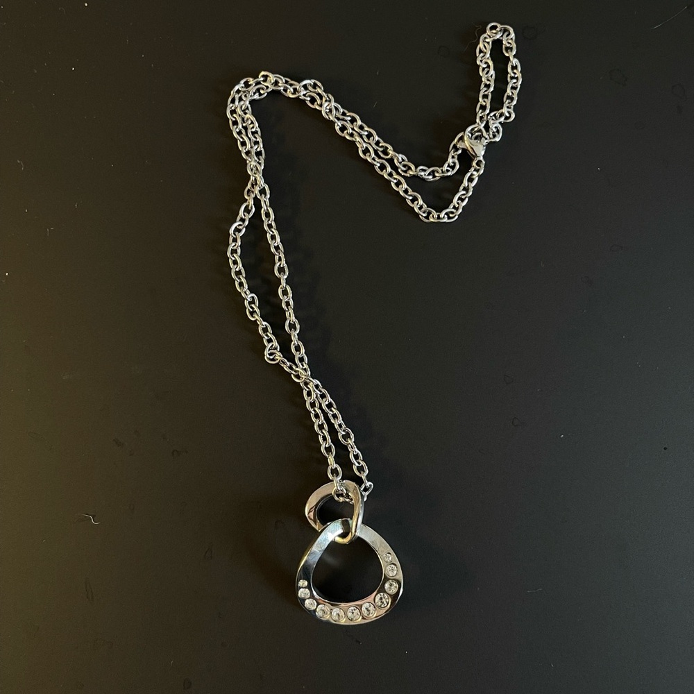 Morellato Italy Silver Gem Necklace Italian Designer  BEAUTIFUL - Picture 3 of 4